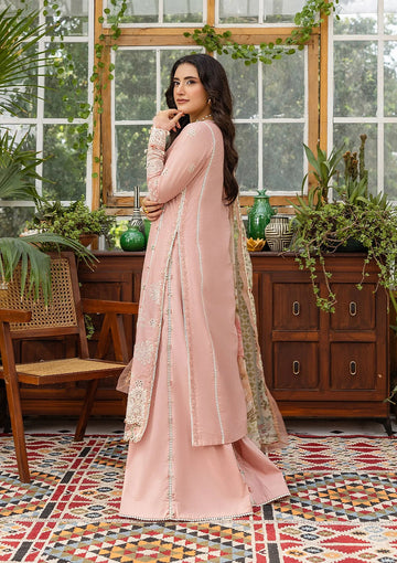 Elaf Premium EEC-1A Forever Blush E Craft Chikankari With Chiffon 2025
